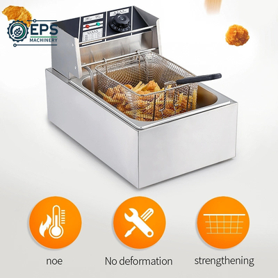 Versatile Button Control Mod Commercial Gas Frying Machine for Large-Scale Operations