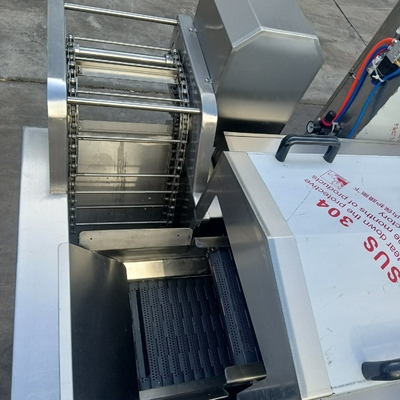 Stainless Steel Large Automatic Gas Frying Machine for Dough Chicken Meat Onion Potato