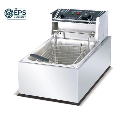 Volume Snack Production Frying Machine with EPS 405X241X204mm Continuous Snack Fryer