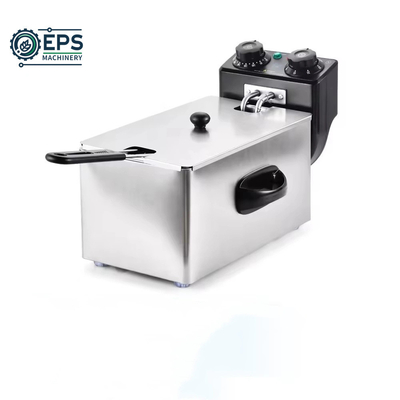 Volume Snack Production Frying Machine with EPS 405X241X204mm Continuous Snack Fryer