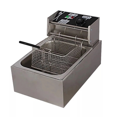Stainless Steel Programmable Air Fryer with Precise Temperature Control 405X241X204mm