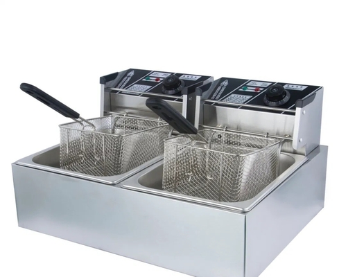 Commercial Double Fryer for Fast Food Chains Package Size 52.00cm * 30.50cm * 29.50cm