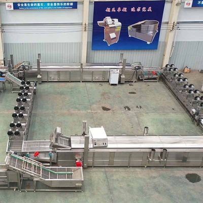 Automated Industrial French Fries and Chips Production Line for Output