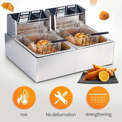 405X241X204mm Button Control Mod Heavy-Duty Frying Machine for Large-Scale Operations