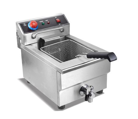 Electric Capacity Double-Basket Frying Machine Professional Package 20kg Gross Weight