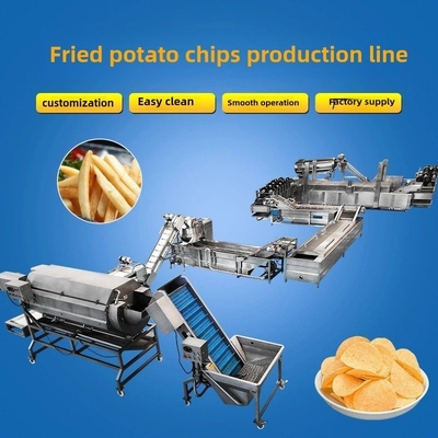 Fully Automatic Potato Chips Processing Machine with 500kg Capacity and Production