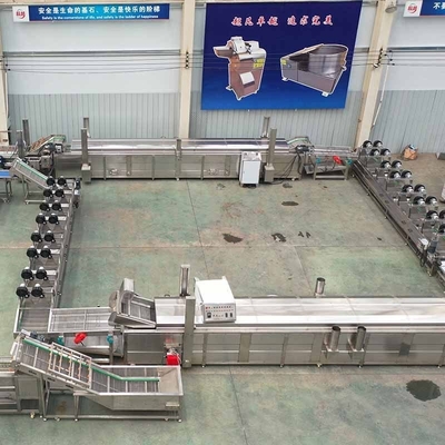 Fully Automatic Potato Chips Processing Machine with 500kg Capacity and Production
