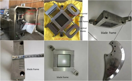 Customized 3kw Stainless Steel Meat Cube Cutter Designed for Hygienic Meat Processing