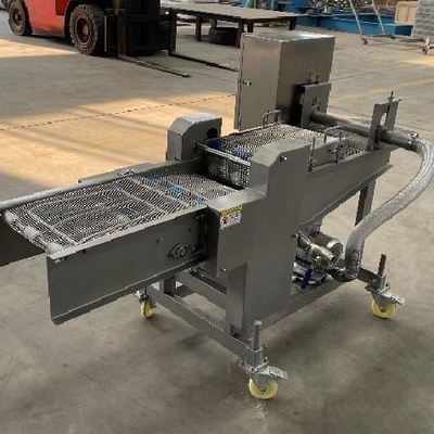 380V Automatic Tempura Dipping Battering Coating Machine for Meat Seafood and Vegetable