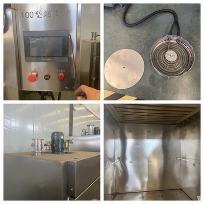 Industrial Large Capacity Food Smoker with 2.2 Motor Power and Button Control Mod
