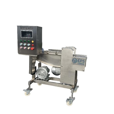 Thermal Processing Automatic Hamburger Nuggets Machine with Tempura Batter Applicator