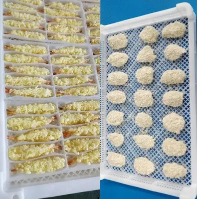 Customized Automatic Fish Nuggets Tempura Battering Machine for Thermal Processing