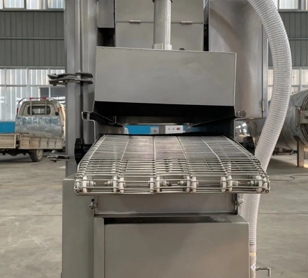 380V Chicken Nuggets and Chicken Popcorn Flouring Machine for Customized Requirements