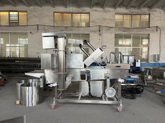 Customized Meat Grinder for Crispy Chicken Nugget Flouring Machine Production Line