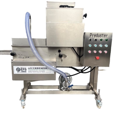 Customized Chicken Popcorn and Meatballs Flouring Machine with Fast Production Speed