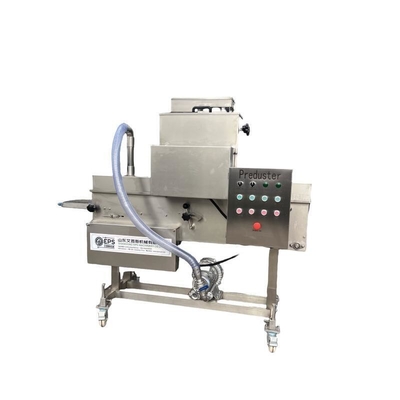 Customized Chicken Popcorn and Meatballs Flouring Machine with Fast Production Speed