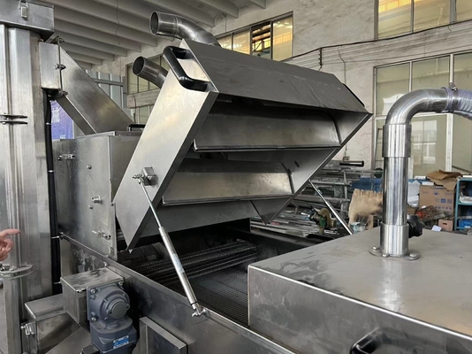 Processed Meatballs Flouring Machine with Automatic Grade and Thermal Processing