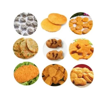 380V Chicken /Fish Nugget Production Line for Thermal Processing from Professional
