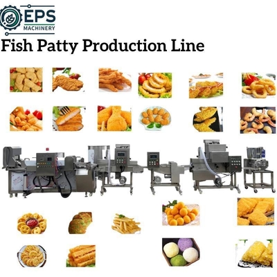 Mini Automatic Meat Pie and Nuggets Pie Machine Production Line with 380V Meat Grinder