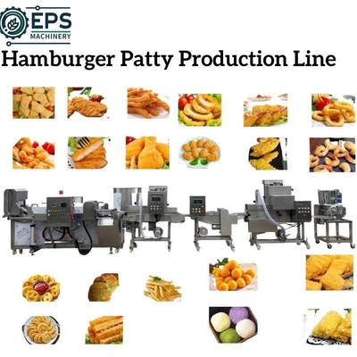 Customized Mini Burger Making Processing Line and Meat Grinder for Optimal Efficiency