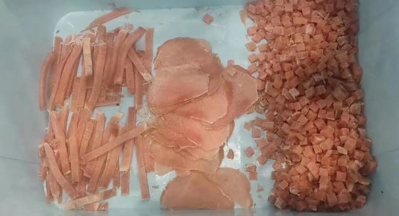 Effortless and Precise Advanced Frozen Meat Strip Slicing Machine for Meat Processing