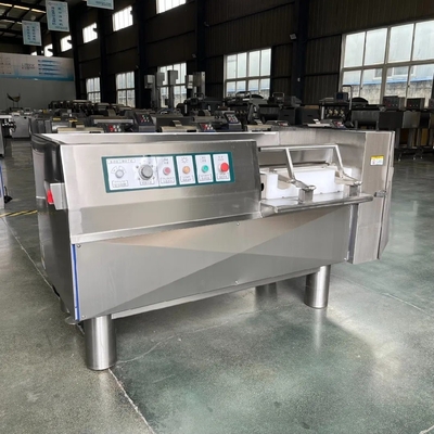 Stainless Steel Frozen Pork Cube Cutting Machine Slicer Dicing Machine with 3kw Power