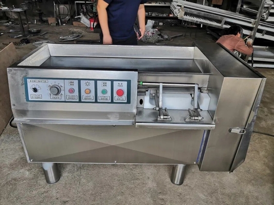 500kg Capacity Diced Machine for Frozen Pork Cutter Fresh Meat Cube Cutting Slicer
