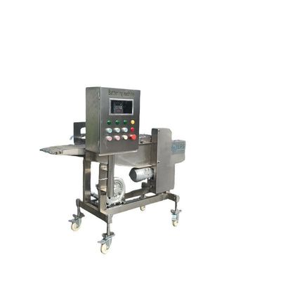 Customized Voltage Cocoa Pie Chocolate Coating Equipment with Heated Slurry
