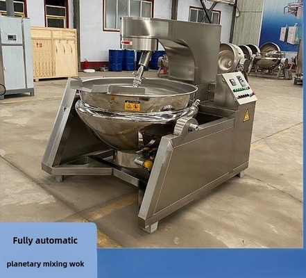 1200*900*900 Food Grade Jacket Cooking Pot With Timing Device and Agitator Mixer for Meat