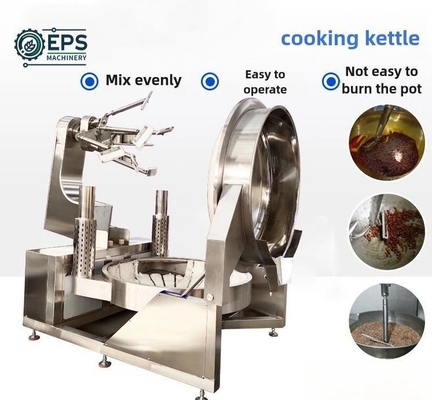 380V 1200*900*900 Toffee Sauce Cooker Mixer Food Processing Agitator Cooker Gas Heating