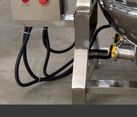 Electric Full-Automatic Large Capacity Induction Cooking Mixer with Jacketed Kettle
