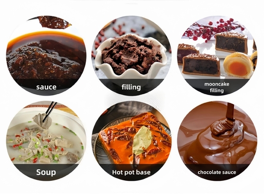Timing Device Full Automatic Cooker Mixer Pot Gas Caramel Sauce Cooking Mixer Machine