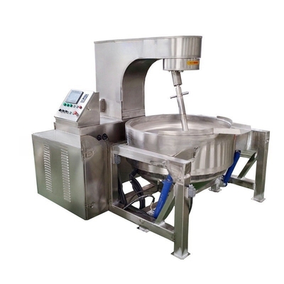 Electric Date Paste Industrial Cooking Kettle Machine with Mixer and Timing Device