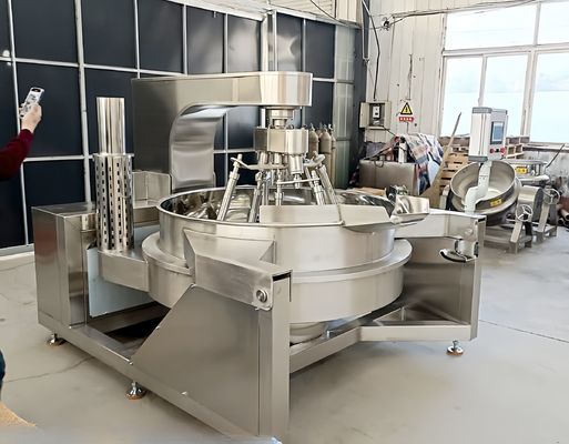 Automatic Tilting Vacuum Horizontal Cooking Mixer Machine for Food Paste and Performance