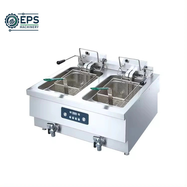 Button Control Smart Portable Restaurant Frying Machine for Volume Cooking 3L-6L