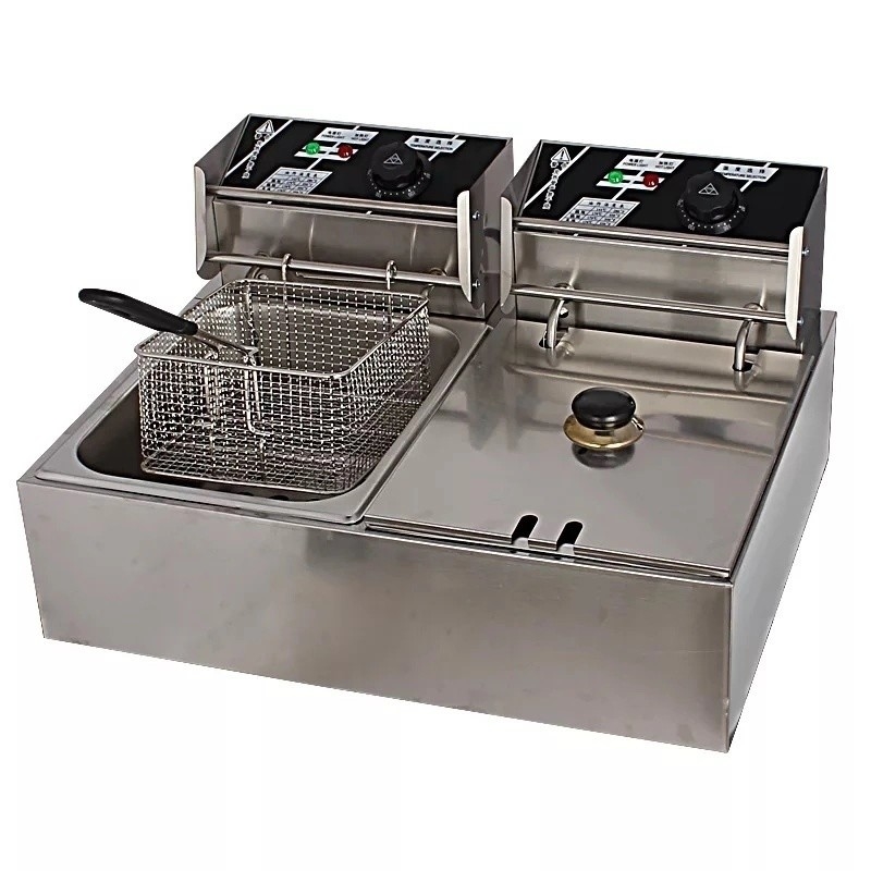 Continuous Fryer Machine for Volume Production using Button Control Mod Technology