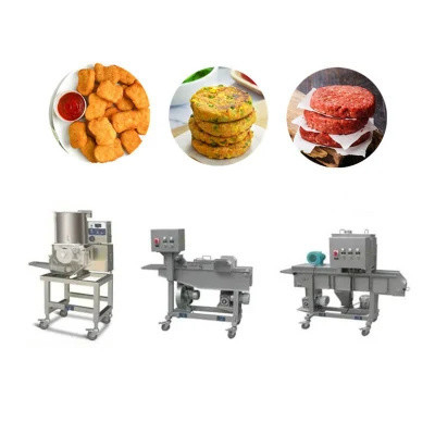 Thermal Processing Good Nugget Burger Patty Former Machine for Chicken Nuggets 380V