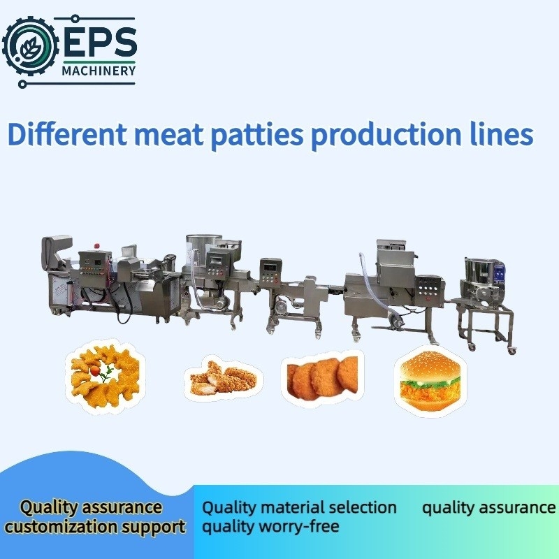 380V Chicken /Fish Nugget Production Line for Thermal Processing from Professional