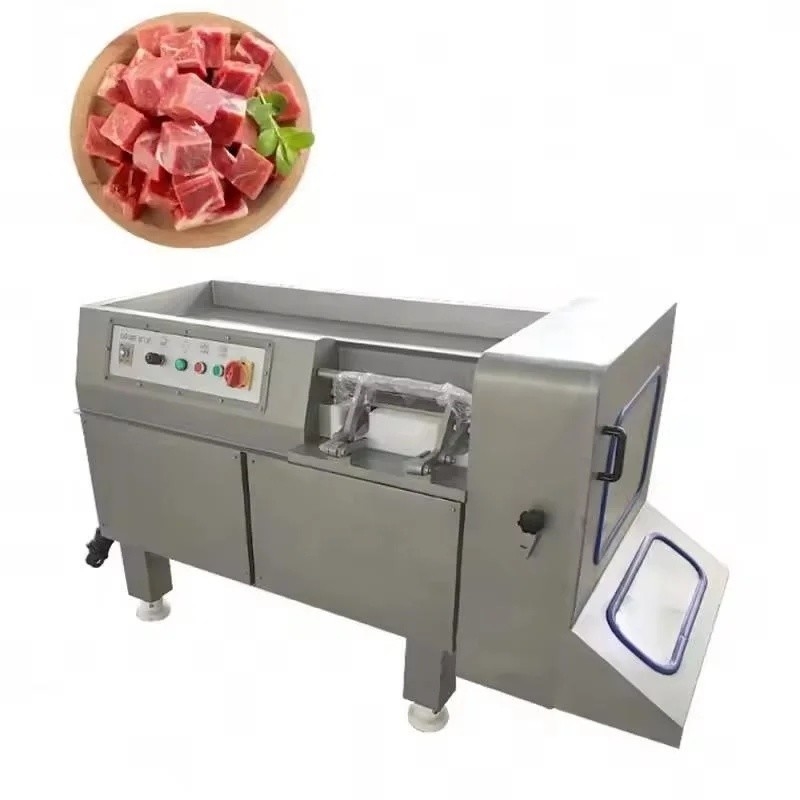 Stainless Steel Frozen Pork Cube Cutting Machine Slicer Dicing Machine with 3kw Power