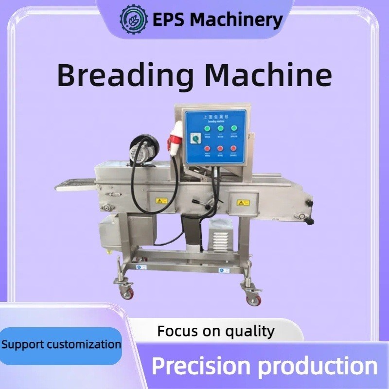 Customized Voltage Breading Coating Machine for Fast Food Chicken Nuggets Burger Patty