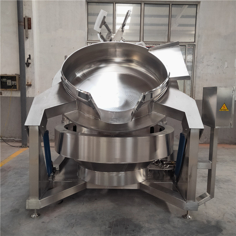 Electric Double Agitator Jacketed Kettle for Cooking Red Pepper Tomato Ketchup BBQ Sauce