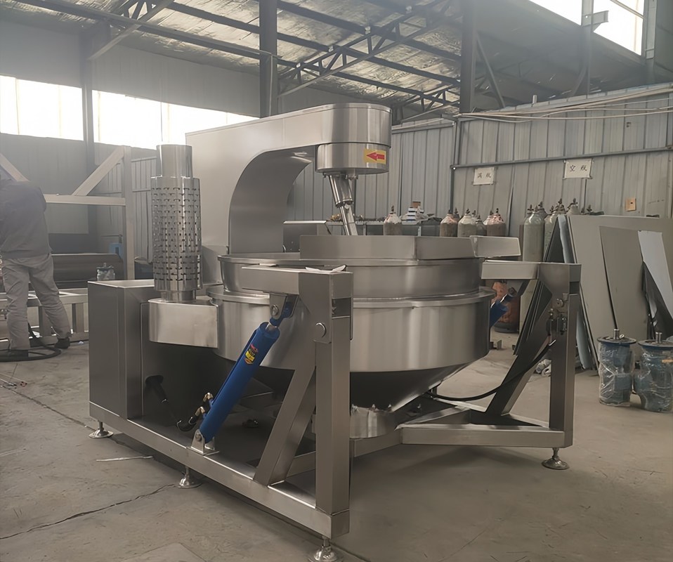 Automatic Tilting Vacuum Horizontal Cooking Mixer Machine for Food Paste and Performance