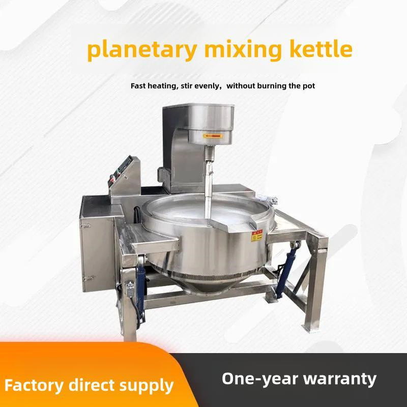 380V Blueberry Cook Mixer Machine with Thermal Oil Agitator and Automatic Stir Cooker